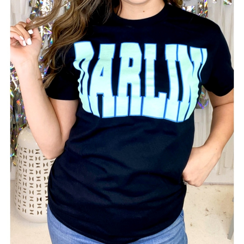 NEW Darlin Black Tee